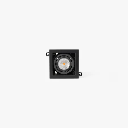 NANO COLIN-1 encastrable noir avec encadrement 7-13W 3000K 20°