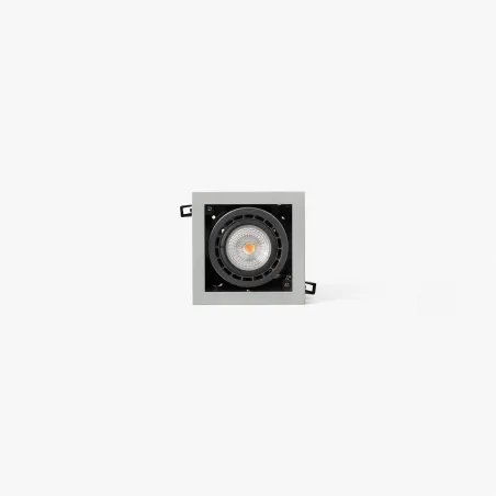 NANO COLIN-1 encastrable gris avec encadrement 7-13W 4000K 56°