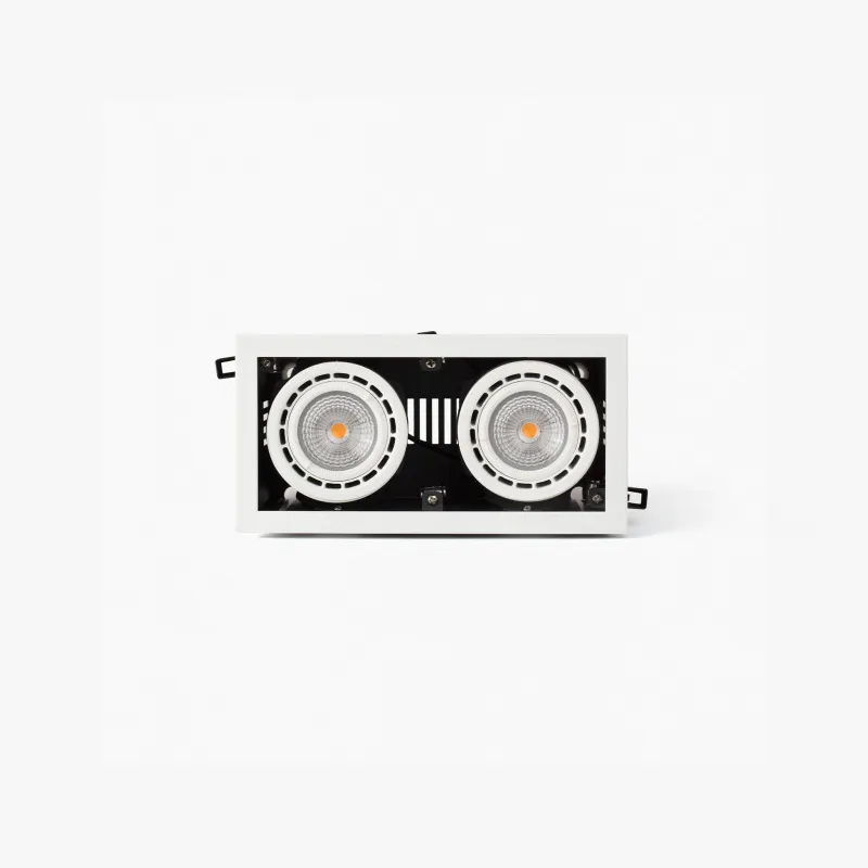 NANO COLIN-2 encastrable blanc avec encadrement 14-26W 2700K 20°