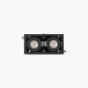 NANO COLIN-2 encastrable noir avec encadrement 14-26W 4000K 20°