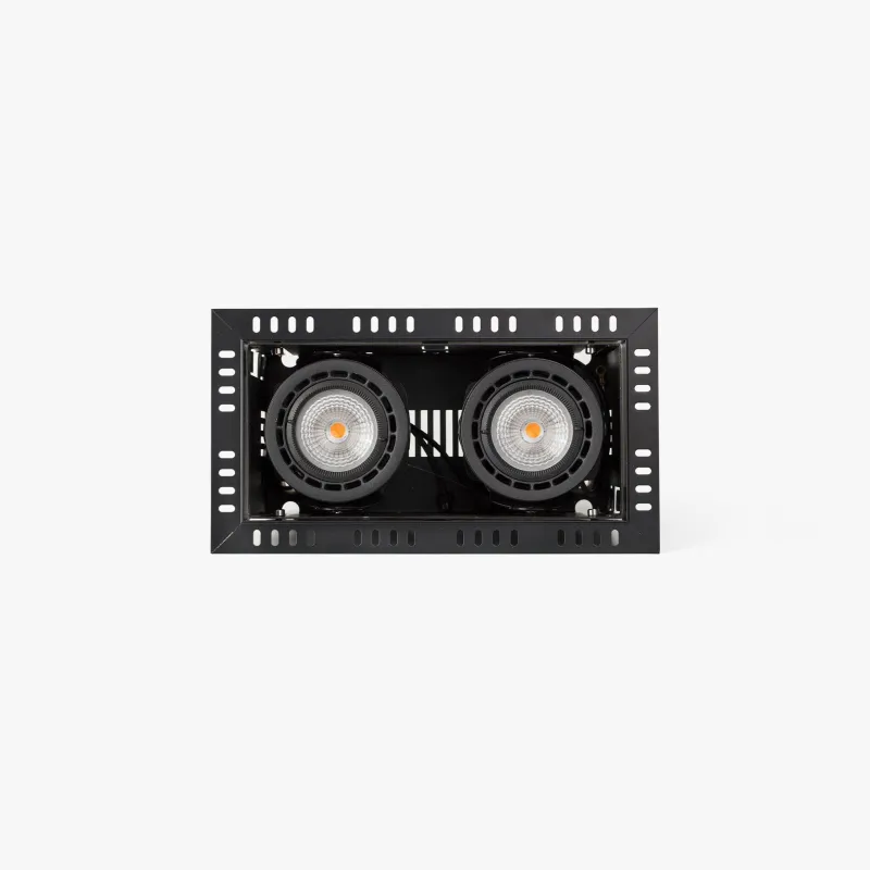 NANO COLIN-2 encastrable noir sans encadrement 14-26W 3000K 56°