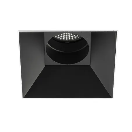 DEEP60 Encastrable carré sens cadre noir 36° 2700K