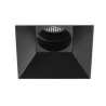 DEEP60 Encastrable carré sens cadre noir 15° 3000K spread