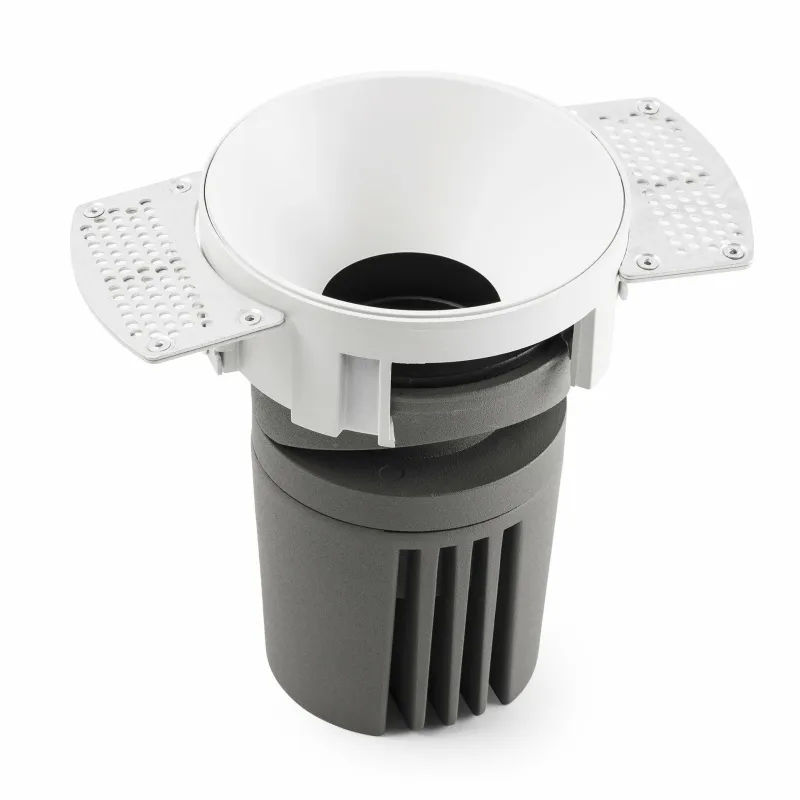 DEEP78 Encastrable rond sens cadre blanc 60° 3000K
