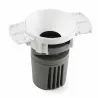 DEEP78 Encastrable rond sens cadre blanc 15° 4000K