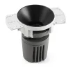DEEP78 Encastrable rond sens cadre noir 60° 3000K CRI95 spread