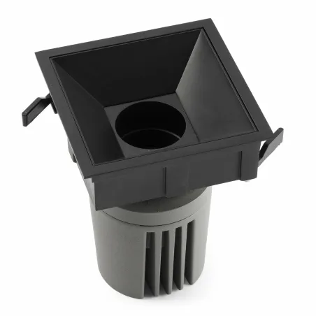 DEEP78 Encastrable carré noir 36° 3000K