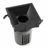 DEEP78 Encastrable carré noir 36° 3000K