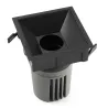 DEEP78 Encastrable carré noir 36° 4000K CRI95 stripy