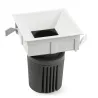 DEEP90 Encastrable carré blanc 60° 3000K CRI95