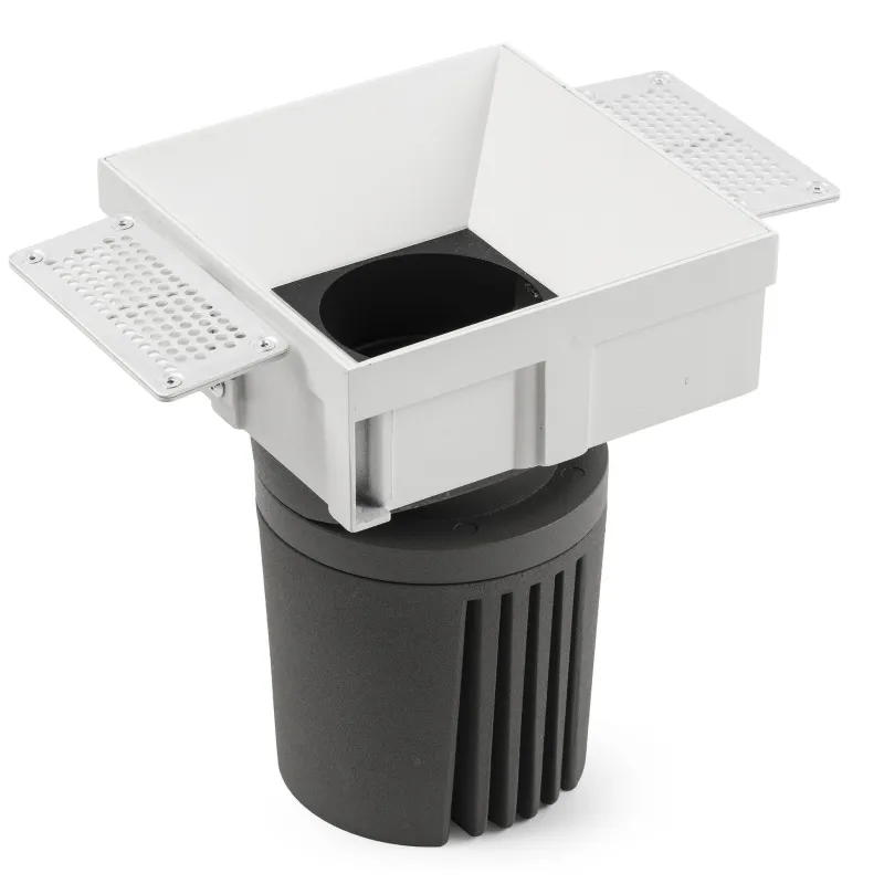 DEEP90 Encastrable carré sens cadre blanc 36° 2700K CRI95 honeycomb