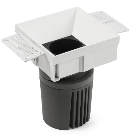 DEEP90 Encastrable carré sens cadre blanc 15° 3000K CRI95
