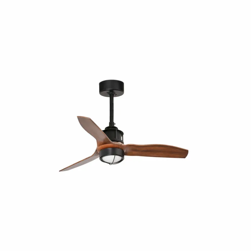 JUST FAN XS LED Ventilateur noir/bois 81cm SMART