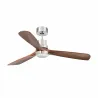 LANTAU L LED Ventilateur nickel mat DC