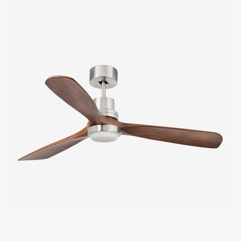 LANTAU L LED Ventilateur nickel mat DC