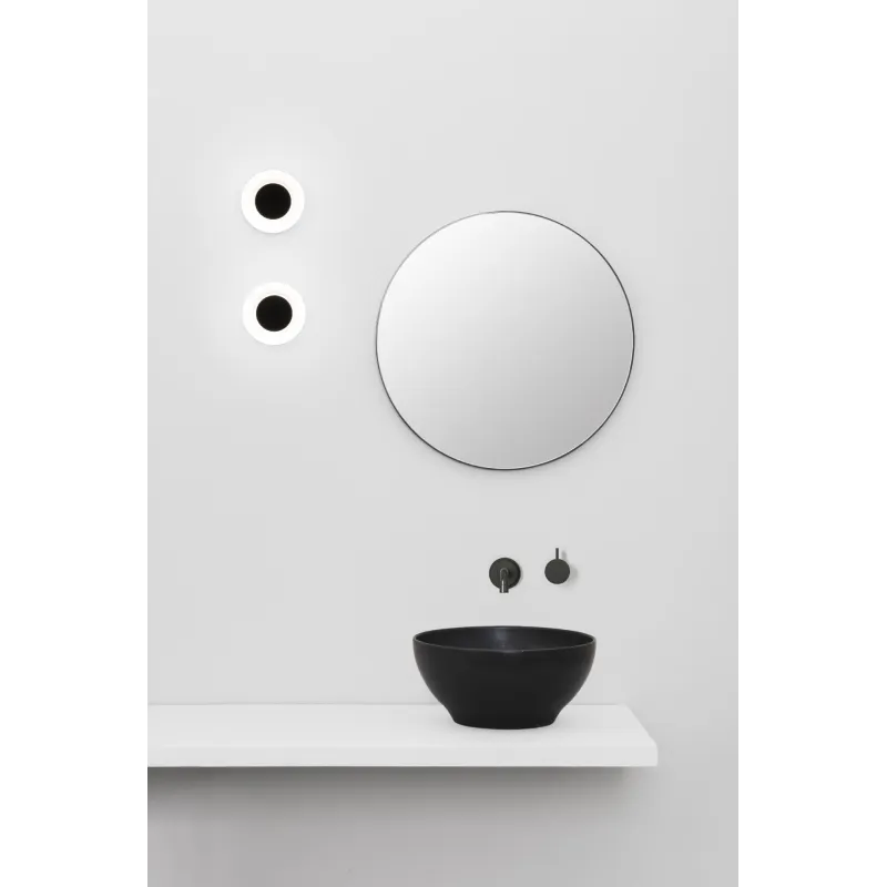 MOY Lampe applique/plafonnier noire