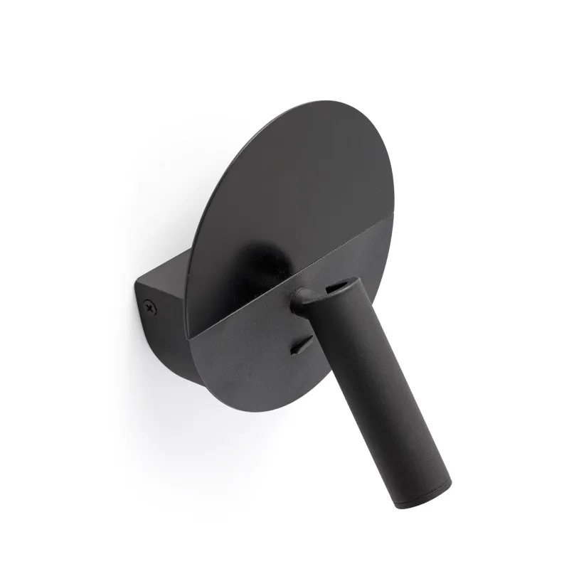 DUAS Lampe applique lecteur noir avec USB