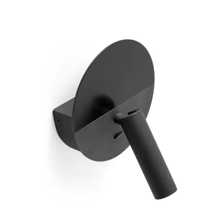 DUAS Lampe applique lecteur noir avec USB