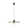 COSTAS 600 Lampe suspension noire/rotin