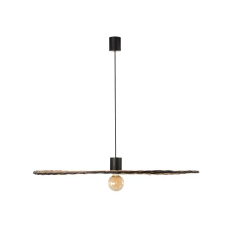 COSTAS 1000 Lampe suspension noire/rotin