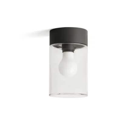 KILA 200 Plafonnier en gris foncé transparent