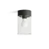 KILA 200 Plafonnier en gris foncé transparent