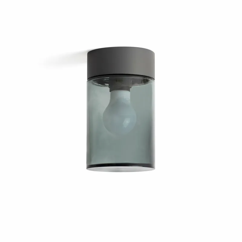 KILA 200 Plafonnier en gris foncé fumé