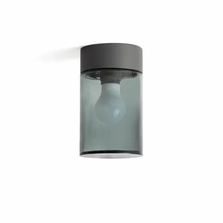 KILA 200 Plafonnier en gris foncé fumé