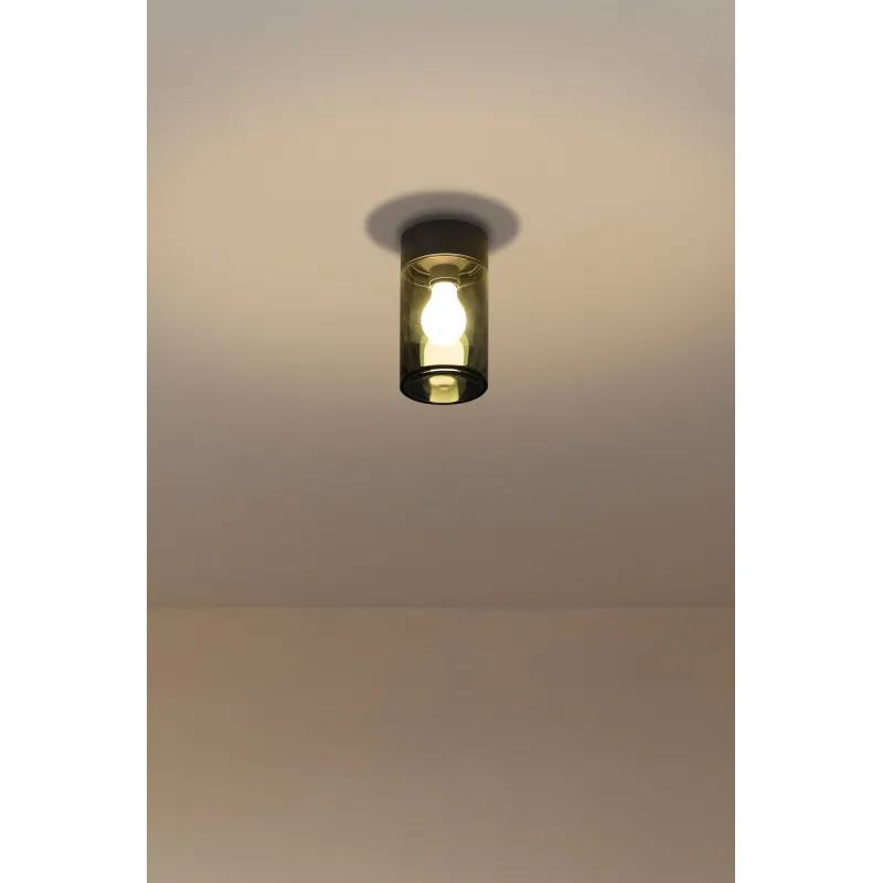 KILA 200 Plafonnier en gris foncé fumé