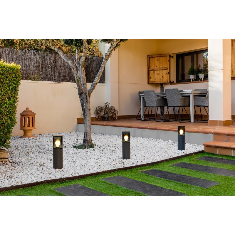 KILA 400 Lampe balise gris foncé fumé