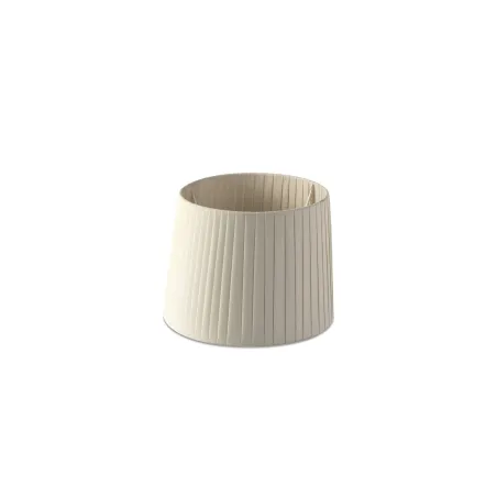 Abat-jour enrubanné beige ø215*160