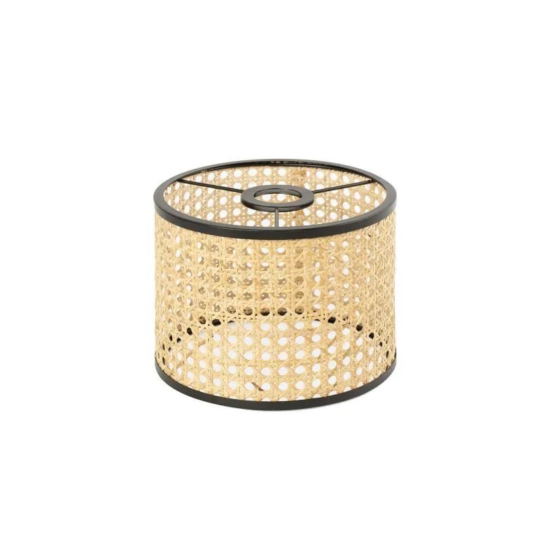 Abat-jour en rotin applique 210 mm