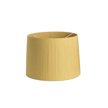 Abat-jour enrubanné jaune ø500*350