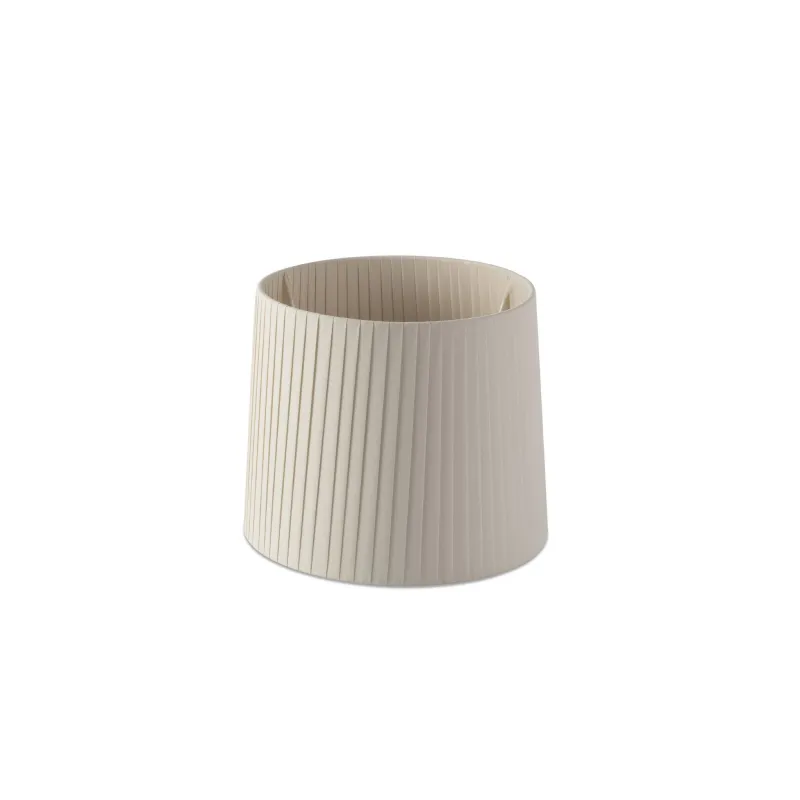 Abat-jour enrubanné beige ø250*200