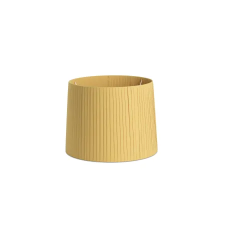 Abat-jour enrubanné jaune ø400*300
