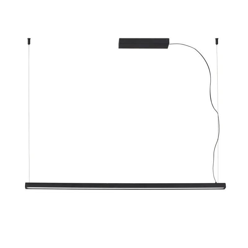 VICO 1150 Lampe suspension noire avec fleuron de surface