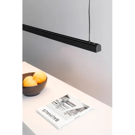 VICO 1150 Lampe suspension noire avec fleuron de surface