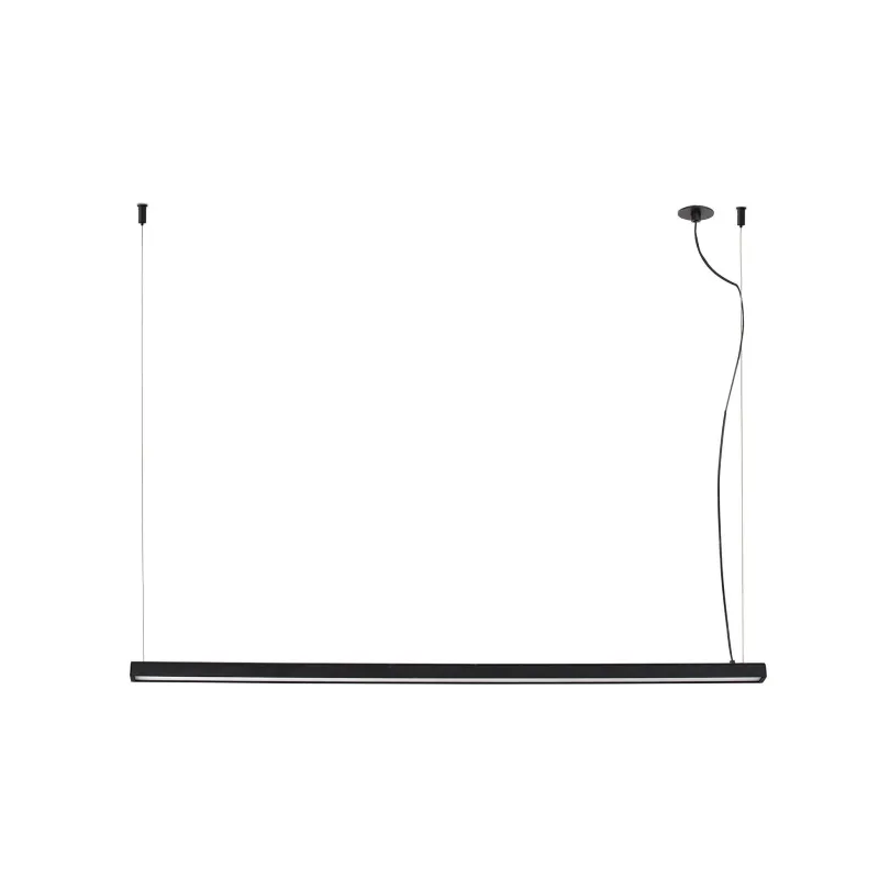 VICO 1150 Lampe suspension noire avec fleuron encastrable