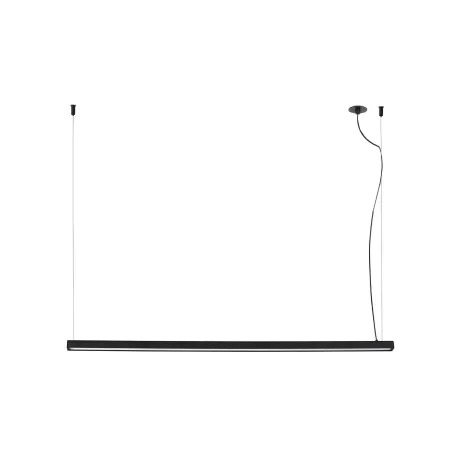 VICO 1150 Lampe suspension noire avec fleuron encastrable