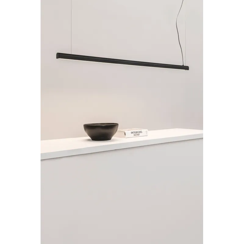 VICO 1150 Lampe suspension noire avec fleuron encastrable