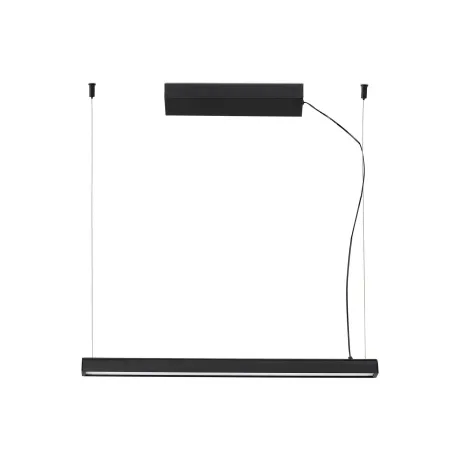 VICO 600 Lampe suspension noire avec fleuron de surface