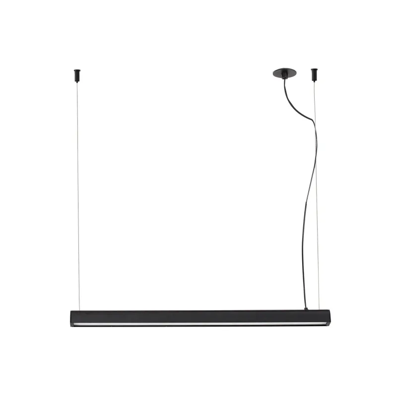 VICO 600 Lampe suspension noire avec fleuron encastrable