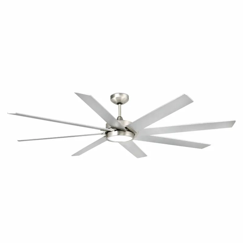 CENTURY XL LED Ventilateur nickel mat DC