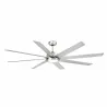 CENTURY XL LED Ventilateur nickel mat DC