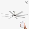 CENTURY XL LED Ventilateur nickel mat DC SMART