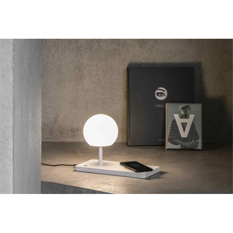NIKO GLASS Lampe table blanche