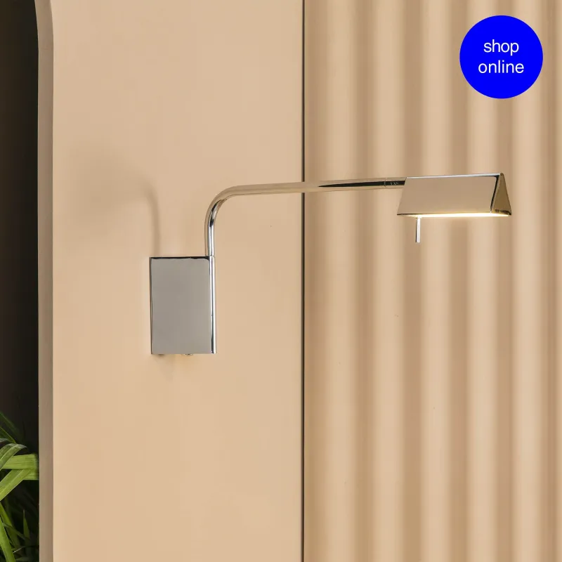 ACADEMY Lampe applique chrome