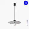 CONFETTI 400 Lampe suspension en marmoreal recyclé ø45cm