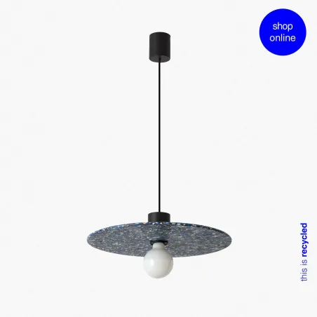 CONFETTI 400 lampe suspension copeaux recyclés ø45cm