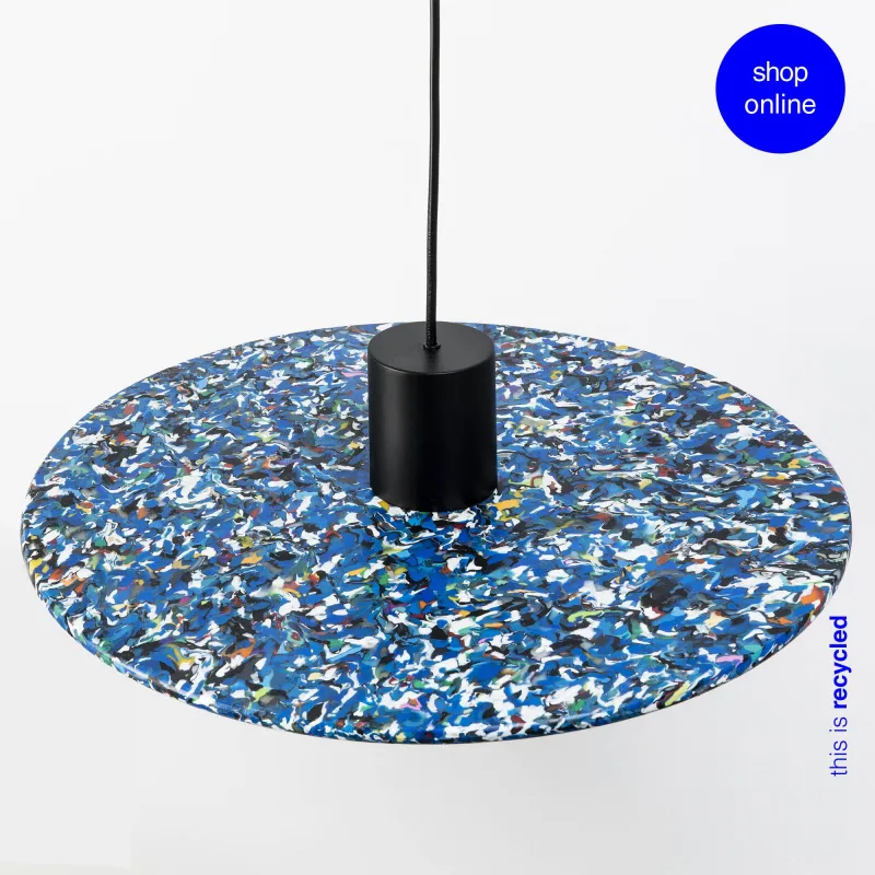 CONFETTI 400 lampe suspension copeaux recyclés ø45cm